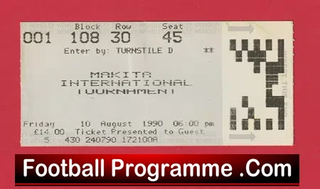 Makita International Football Tournament 1990 – Arsenal Villa