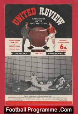 Manchester United v Aston Villa 1962