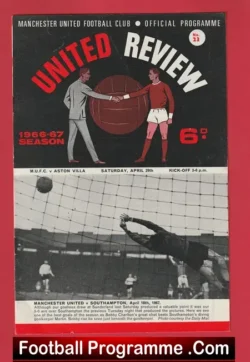 Manchester United v Aston Villa 1967 – Man Utd