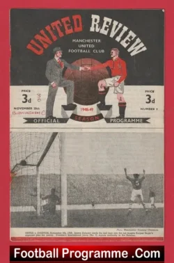 Manchester United v Birmingham City 1948 – 1940s Man Utd