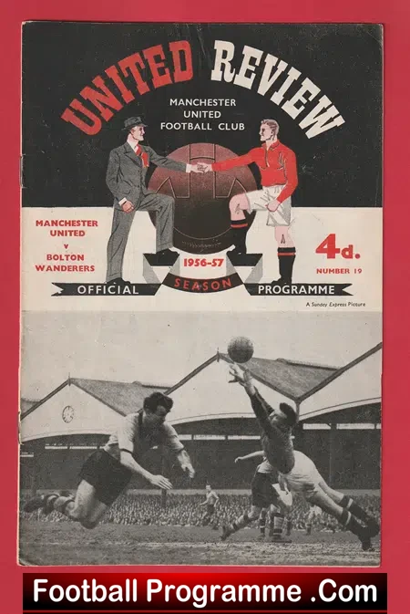 Manchester United v Bolton Wanderers 1956 – 1st Floodlight Game