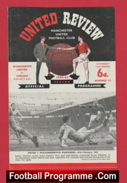Manchester United v Chelsea 1965 - football programme