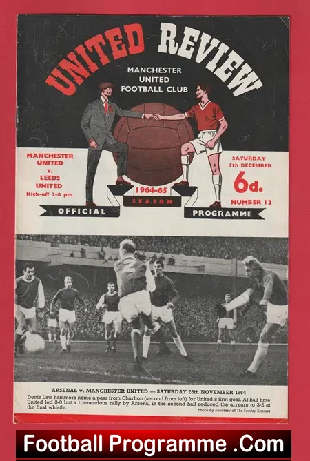 Manchester United v Leeds United 1964