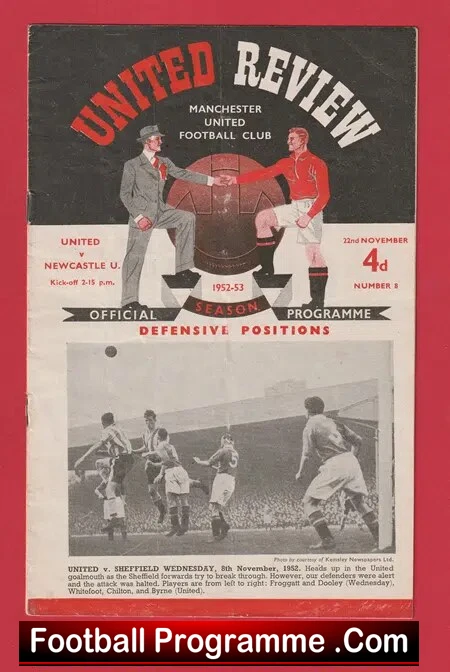 Manchester United v Newcastle United 1952 – Man Utd 1950s