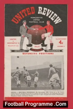 Manchester United v Newcastle United 1952 – Man Utd 1950s
