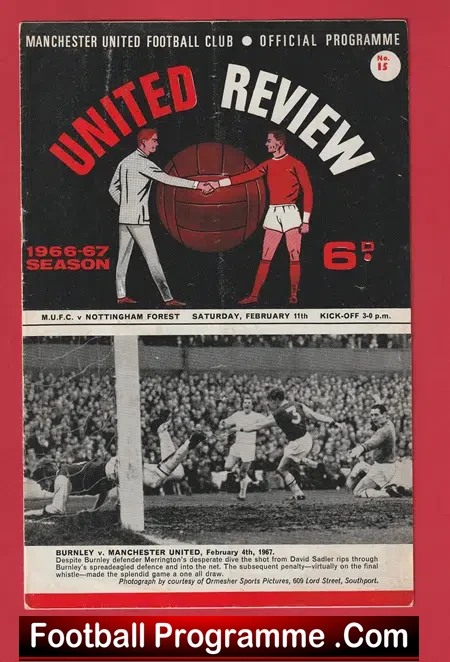 Manchester United v Nottingham Forest 1967 – Man Utd