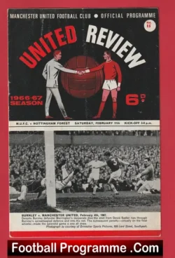 Manchester United v Nottingham Forest 1967 – Man Utd