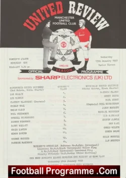 Manchester United v Rotherham United 1993 - Reserves Blackmore - football programme