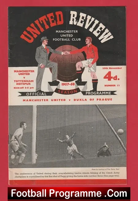 Manchester United v Tottenham 1957 – Debut David Gaskell