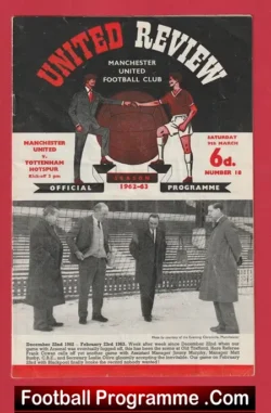 Manchester United v Tottenham 1963