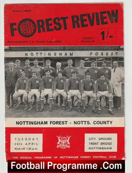 Nottingham Forest v Notts County 1970 – FA County Cup Final