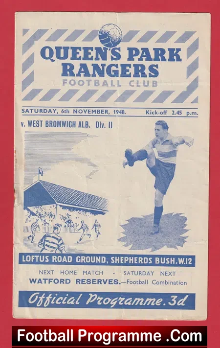 Queens Park Rangers v WBA 1948 – 1940’s