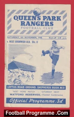 Queens Park Rangers v WBA 1948 – 1940’s