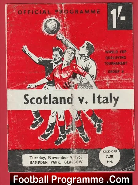 Scotland v Italy 1965