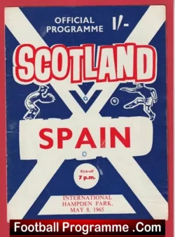 Scotland v Spain 1965
