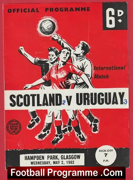 Scotland v Uruguay 1962