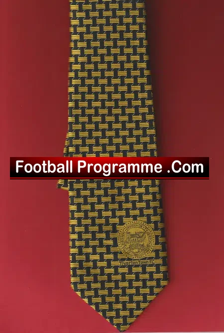 Tiverton Town Football Club Official Mens Tie