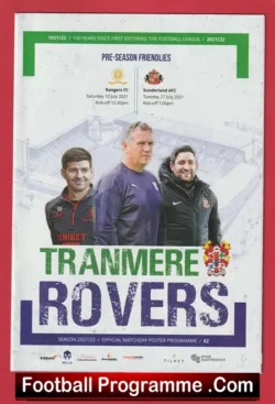 Tranmere Rovers v Glasgow Rangers 2021 – Pre Season Frindly