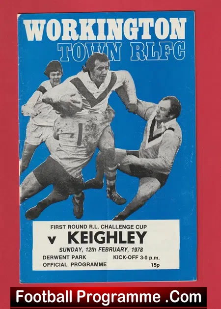 Workington Town Rugby v Keighley 1978 – Rearranged