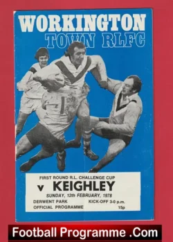 Workington Town Rugby v Keighley 1978 – Rearranged