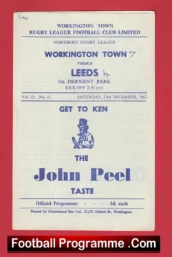 Workington Town Rugby v Leeds 1967