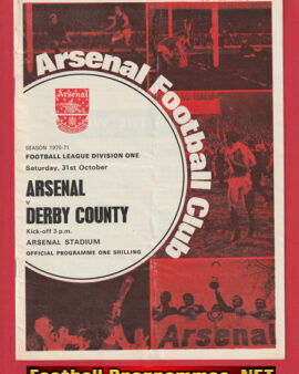 Arsenal v Derby County 1970 – Double Season