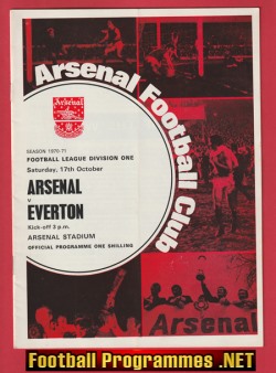 Arsenal v Everton 1970 – Double Season