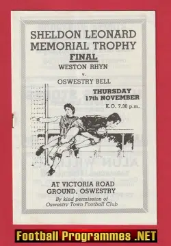 Weston Rhyn v Oswestry Bell 1980s - Cup Final