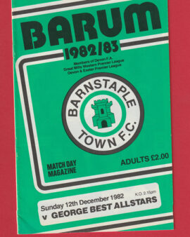Barnstaple Town v George Best All Stars 1982 – Friendly Match