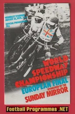 European Speedway Final 1974 + EXTRAS Peter Colins