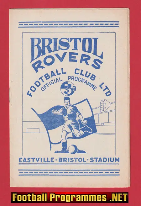 Bristol Rovers v Shrewsbury Town 1951 - Eastville Stadium