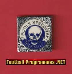 Poole Speedway Badge - The Pirate - Skull