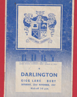 Bury v Darlington 1957