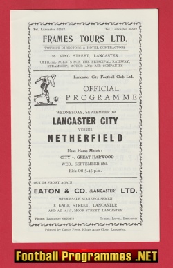 Lancaster City v Netherfield 1965