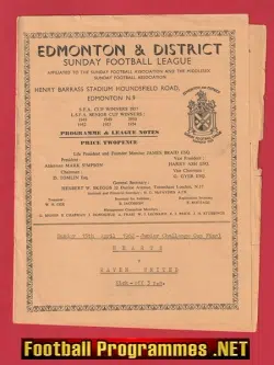 Hearts v Raven United 1962 - Junior Cup Final Edmonton