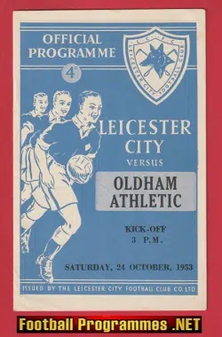 Leicester City v Oldham Athletic 1953