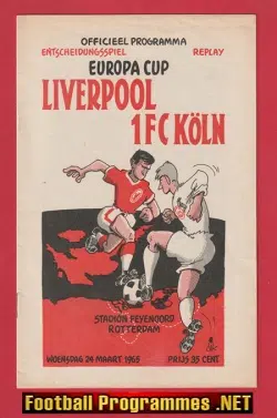 FC Koln v Liverpool 1965 – European Cup Germany