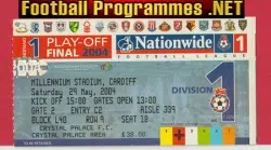 Crystal Palace v West Ham United 2004 - Playoff Final Ticket