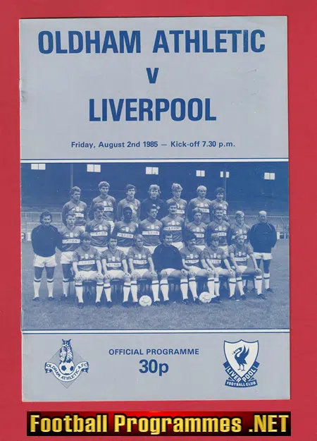 Oldham Athletic v Liverpool 1985
