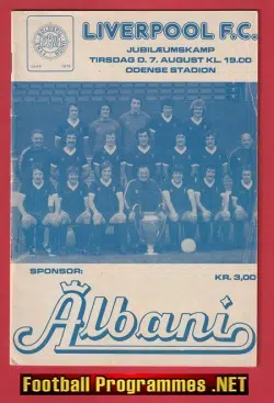 Odense Boldklub v Liverpool 1983 - Denmark