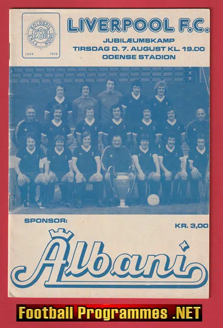 Odense Boldklub v Liverpool 1983 - Denmark