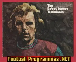 Bobby Moore Testimonial Benefit Game West Ham United 1970