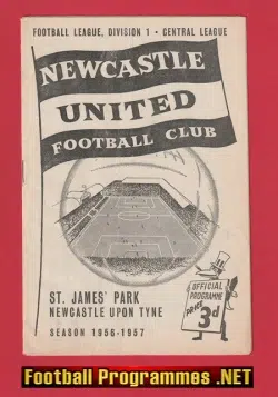 Newcastle United v Burnley 1956