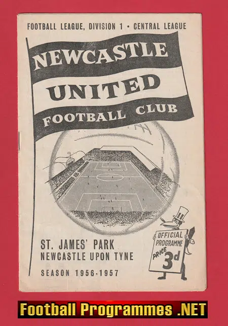 Newcastle United v Burnley 1956