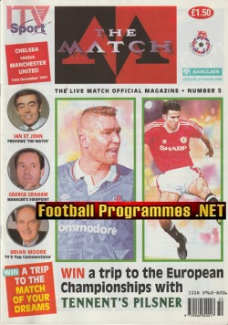 Chelsea v Manchester United 1991 – ITV Sport Issue