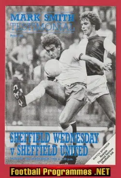 Mark Smith Testimonial Benefit Game Sheffield Wednesday 1986