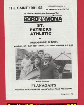 St Patricks Athletic v Huddersfield Town 1991 – Irish Ireland