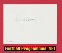 Jage Tahlborg Sweden Olympic Genuine Signed Autograph