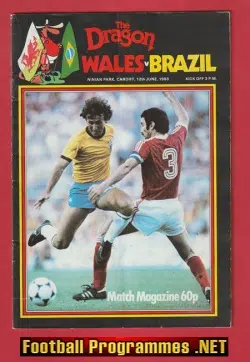 Wales v Brazil 1983 – Welsh Football Programmes