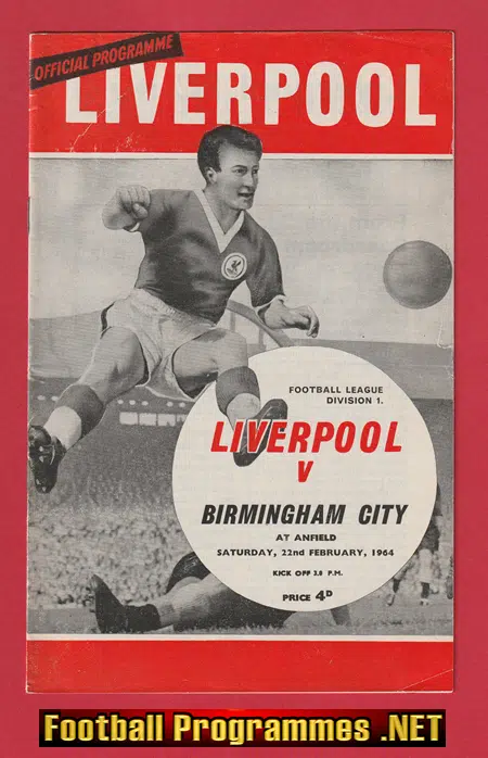 Liverpool v Birmingham City 1964 - 1960s